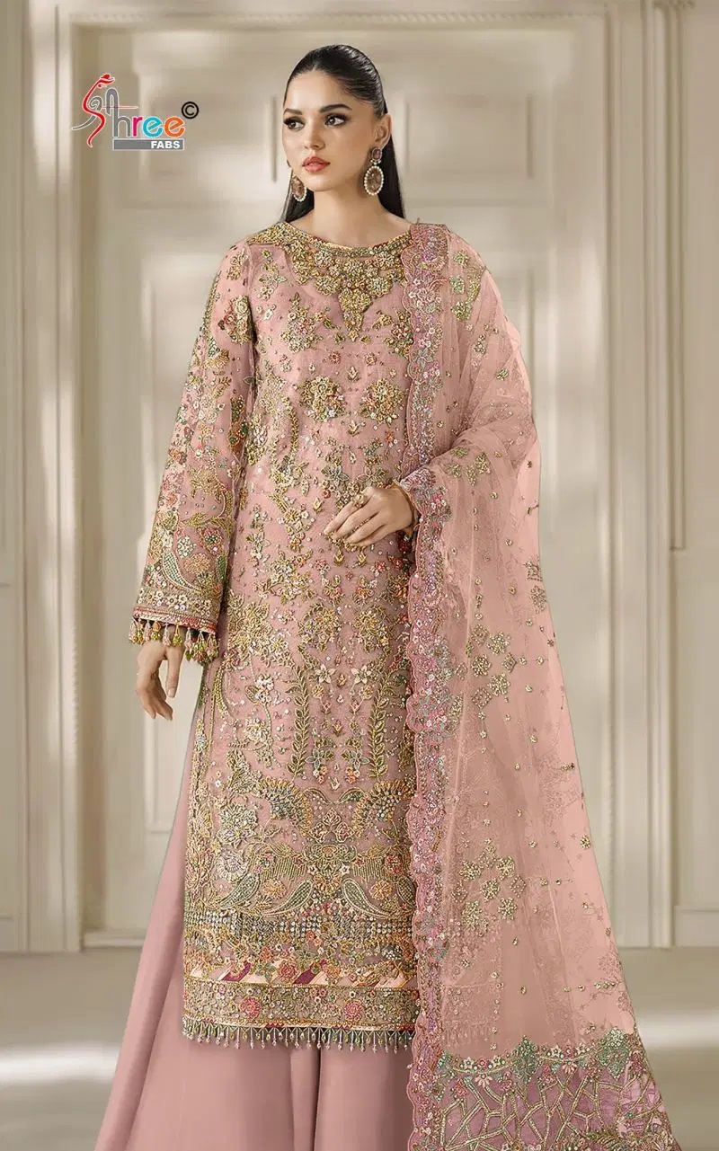 Shree Sf 5569 Chiffon Pakistani Salwar Kameez Collection