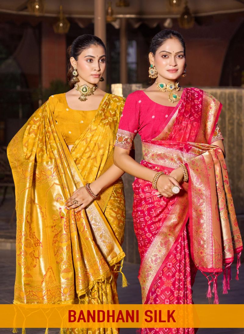 Bunawat Bandhani Soft Silk Saree Collection