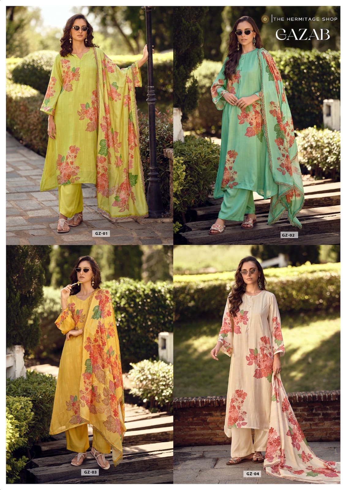Hermitage Gazab Daily Wear Printed Dress Material Collection