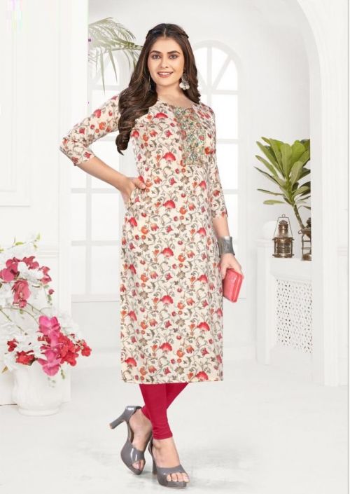 Mayra Jhuli Combo B Casual Capsule Print Kurti