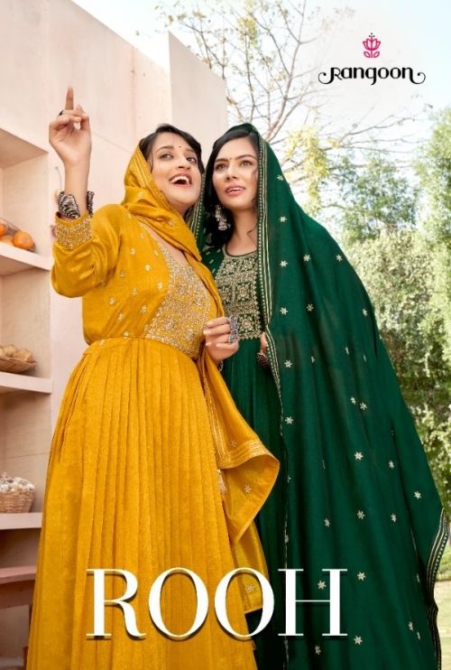 Rangoon Rooh Designer Kurti With Bottom Dupatta Collection