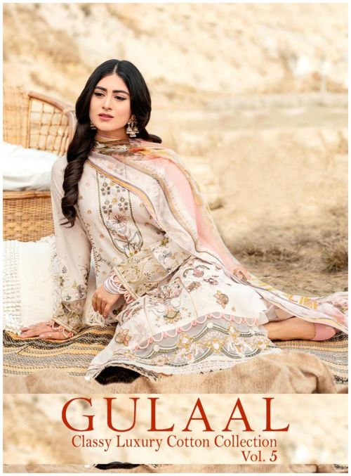 Gulaal Classy Luxury Cotton Collection Vol 5 Pakistani Karachi Cotton Dress Material