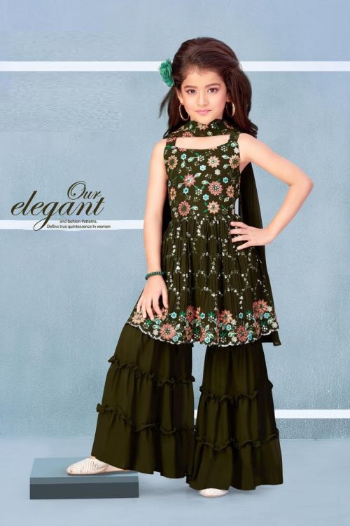 Elegant 505 Embrodery Designer Kids Wear Collection