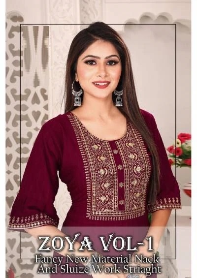 Jlf Zoya Vol 1 Daily Wear Kurti Collection