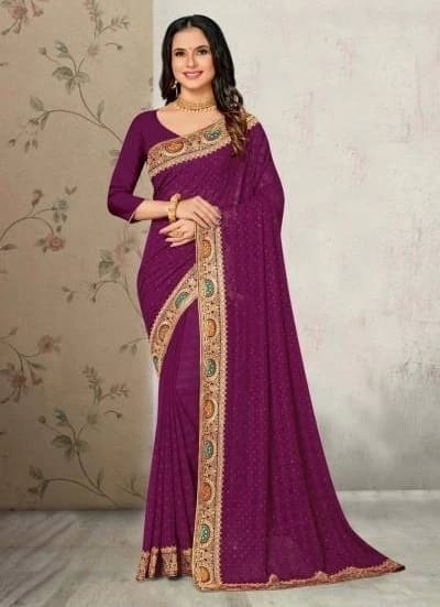 Ronisha Sweden Embroidery Designer Sarees Collection