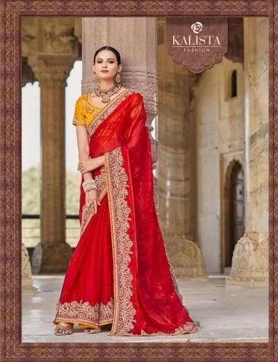 Kalista Fastival Mania Designer Silk Saree Collection