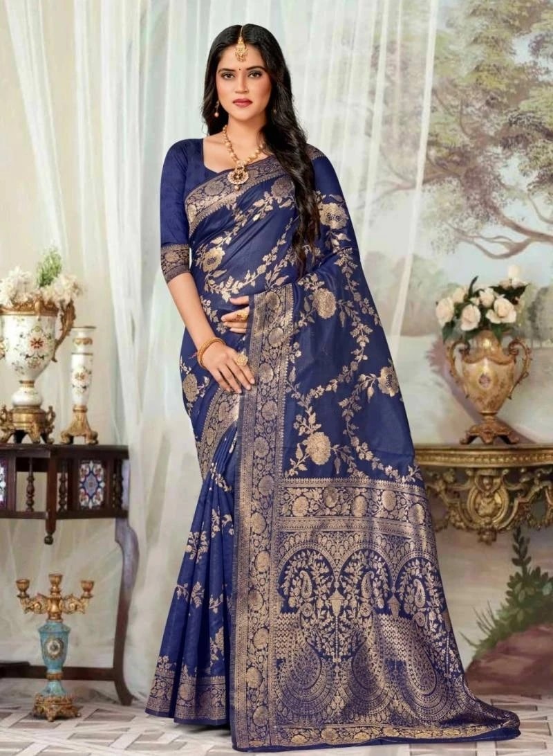 Ronisha Radha Wedding Banarasi Silk Saree Collection