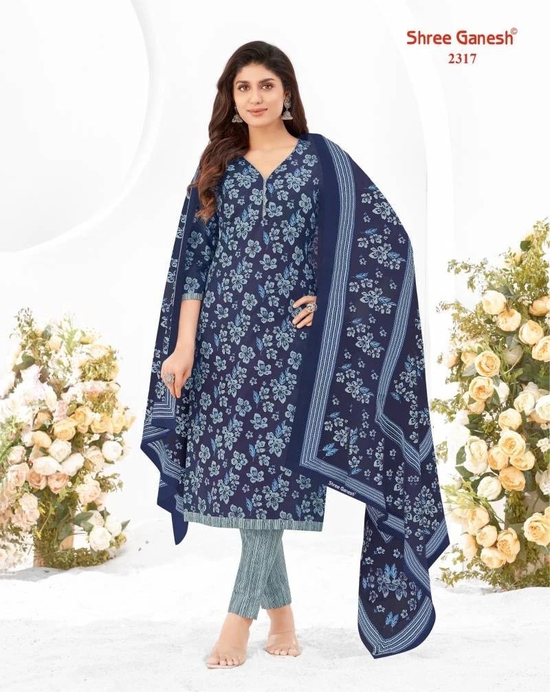 Shree Ganesh Samaiyra Vol 13 Cotton Dress Material