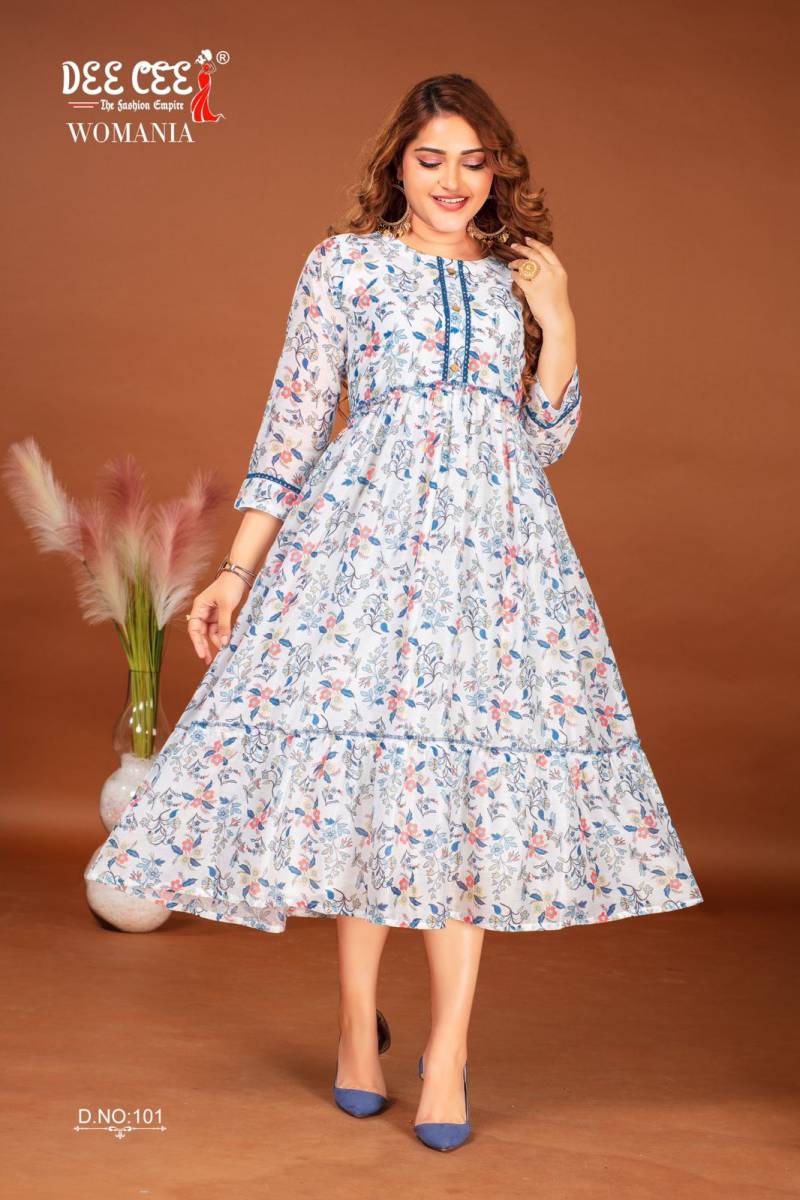 Deecee Womania Printed Kurti Collection
