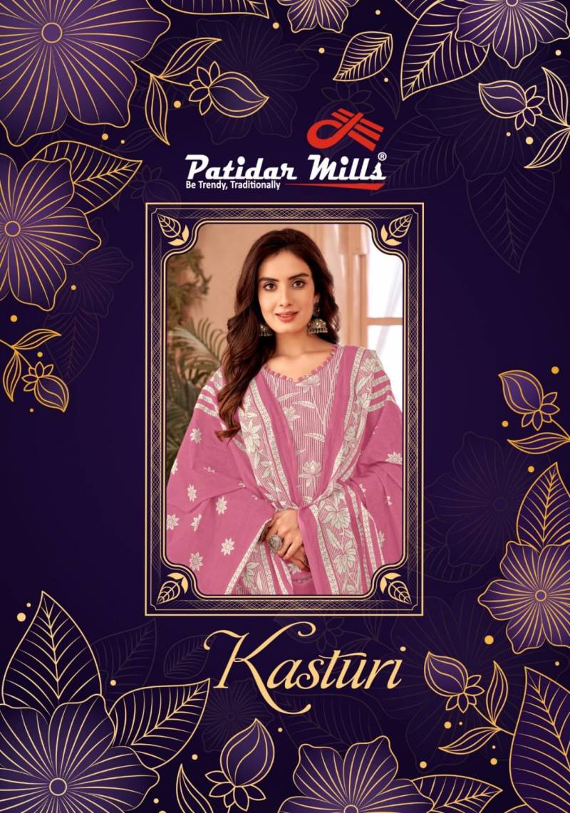 Patidar Kasturi Printed Cotton Dress Material Collection