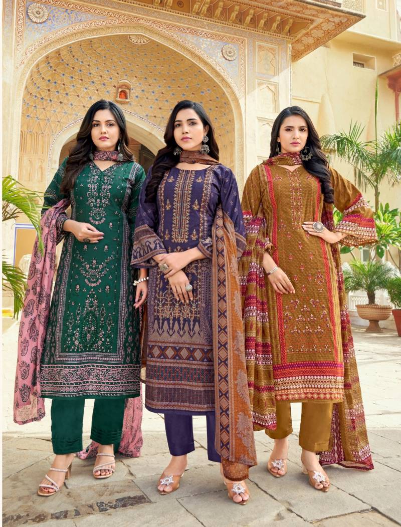 Pakiza Abu Saeed Vol 50 Cotton Dress Material Collection