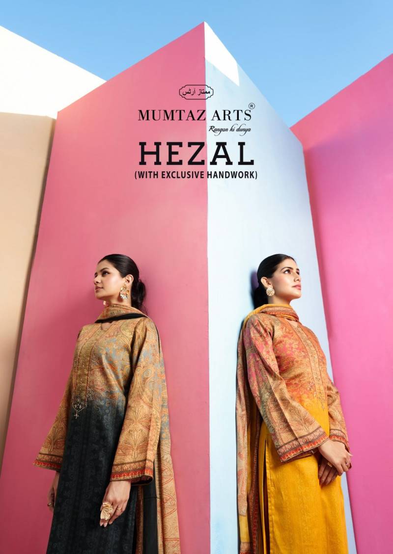 Mumtaz Hezal Designer Printed Dress Material Collection