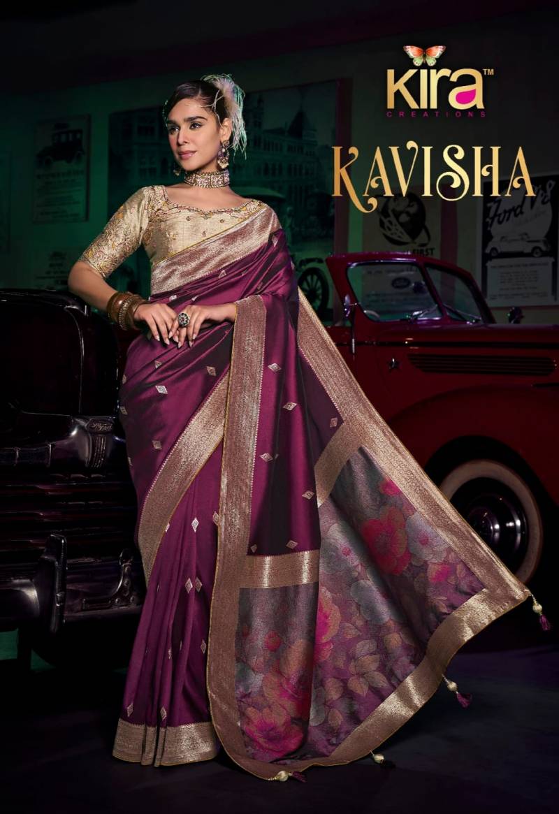 Kira Kavisha Silk With 3D Designer Saree Collection