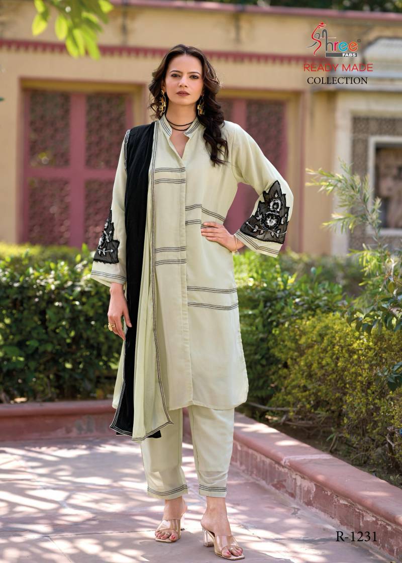 Shree R 1231 Royal Chiffon Pakistani Ready Made Salwar Suits