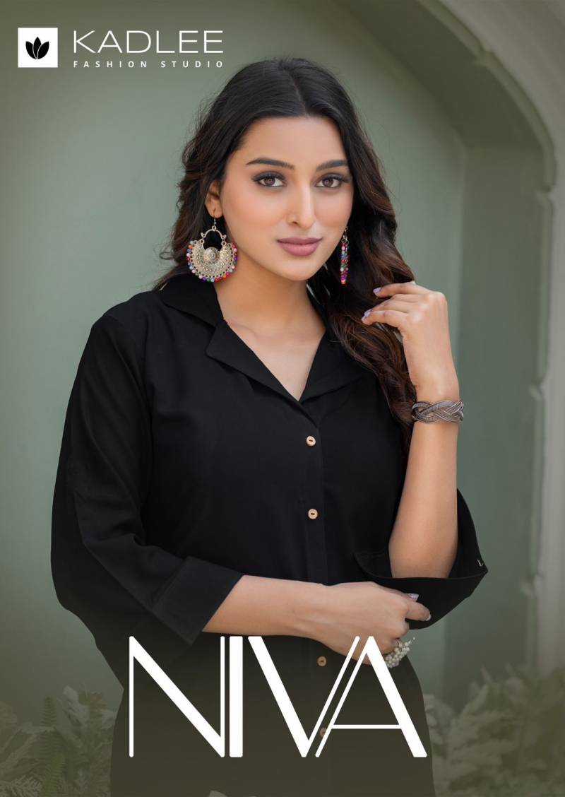 Kadlee Niva Rayon Handwork Designer Co Ord Set Collection