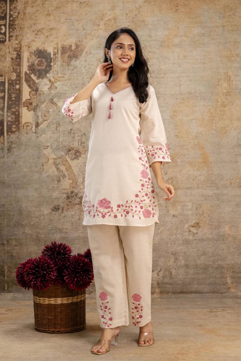 Naisha K 128 Cotton Flex Designer Co Ord Set Collection