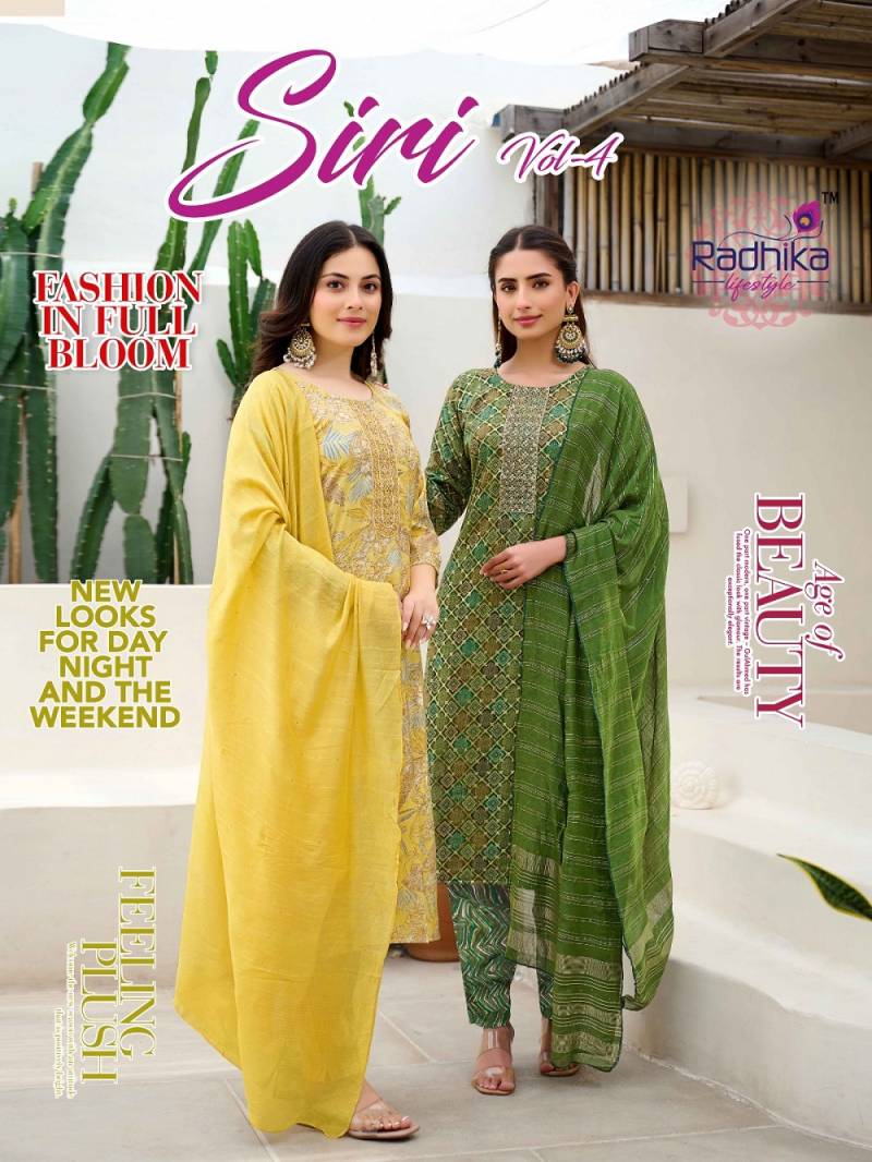 Radhika Siri Vol 4 Capsule Printed Readymade Dress Collection