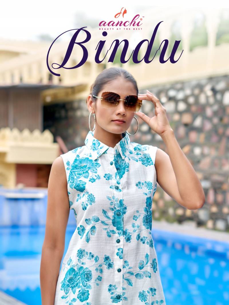 Aanchi Bindu Vatican Fancy Kurti With Bottom Collection