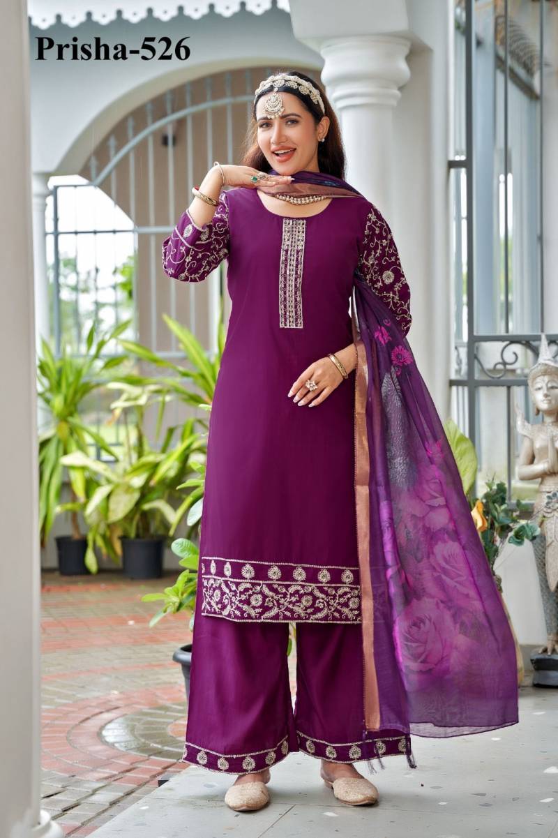 Naisha K 275 Roman Silk Kurti Bottom With Dupatta Collection