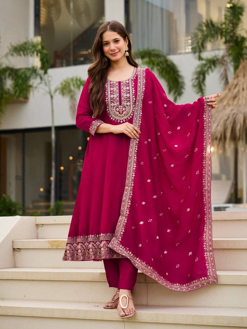 Shakti Vol 1 Vichitra Silk Anarkali Kurti Bottom With Dupatta Collection