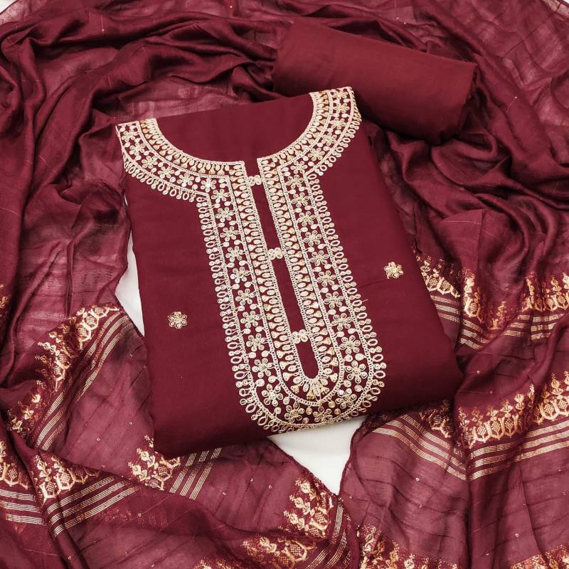 Slub Cotton Suits 21 Cotton Codding Designer Dress Material