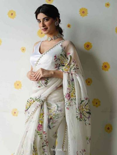 Kc 2064 Soft Silk Floral Printed Party Wear Saree Collection