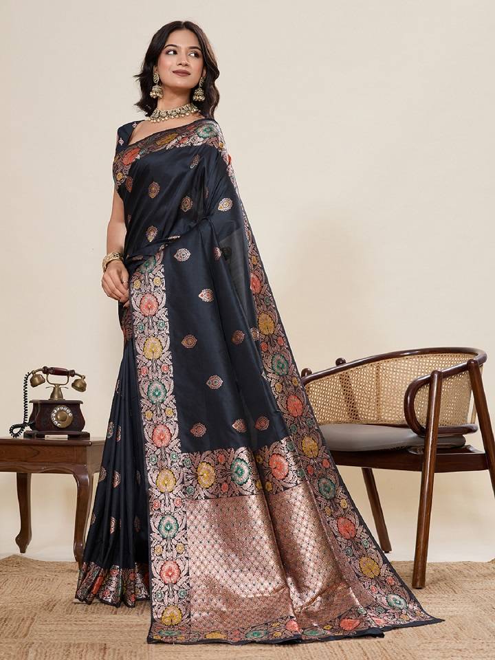 Maahi 202 Wedding Wear Banarasi Silk Saree Collection