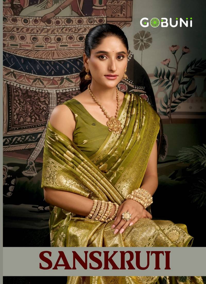 Gobuni Sanskruti Premium Soft Silk Wedding Saree Collection