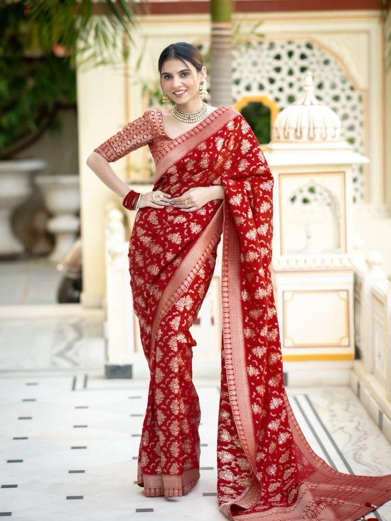 Soft Silk 5079 Soft Lichi Silk Rich Pallu Banarasi Saree Collection