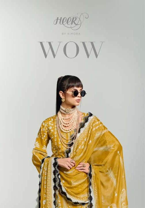 Kimora Heer Wow Muslin Embriodered Designer Salwar Suits Collection