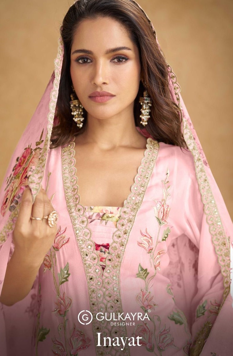 Gulkayra Inayat Exclusive Chinon Designer Salwar Kameez Collection