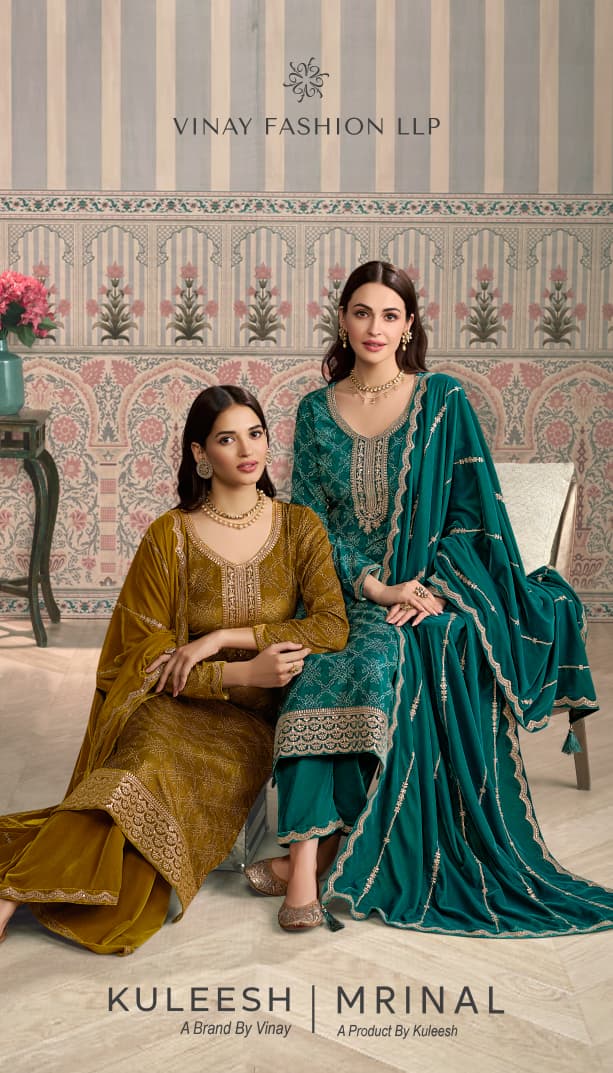 Vinay Kuleesh Mrinal Digital Printed Designer Salwar Kameez Collection