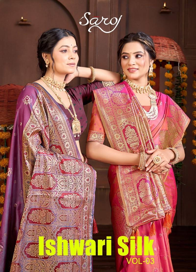 Saroj Ishwari Silk Vol 3 Premium Designer Traditional Silk Saree Collection