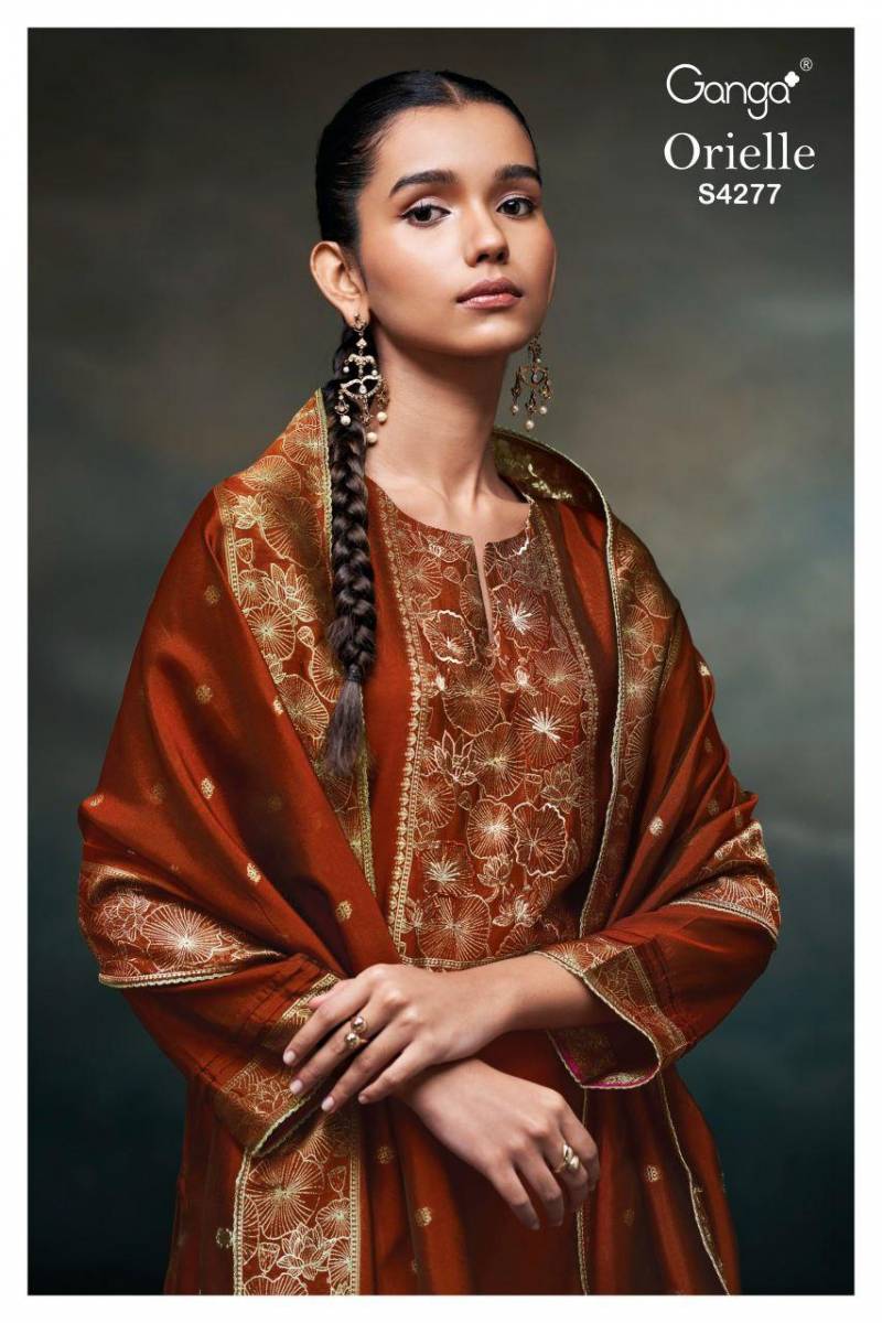 Ganga Orielle 4277 Viscose Woven Designer Salwar Suits Collection