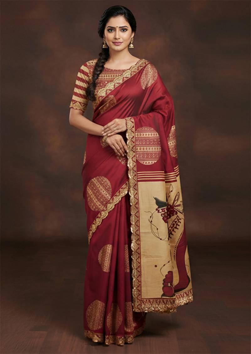 Bt 7128 Beautiful Mulmul Cotton Traditional Designer Saree Collection