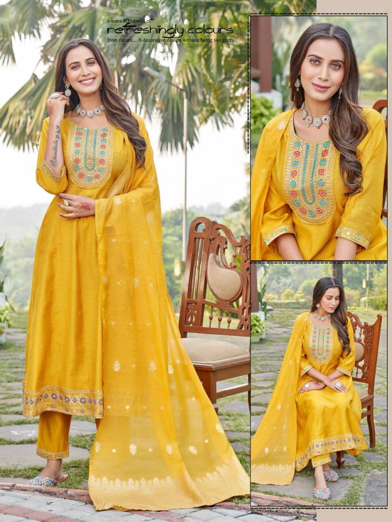Naisha K 456 Vetican Designer Kurti With Bottom Dupatta Collection