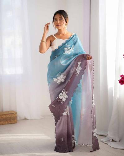 Kc 870 Crunchy Crush Padding Designer Saree Collection