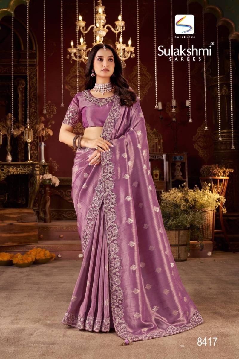 Sulakshmi Bridal Vol 1 Jacquard Silk With Designer Work Saree Collection