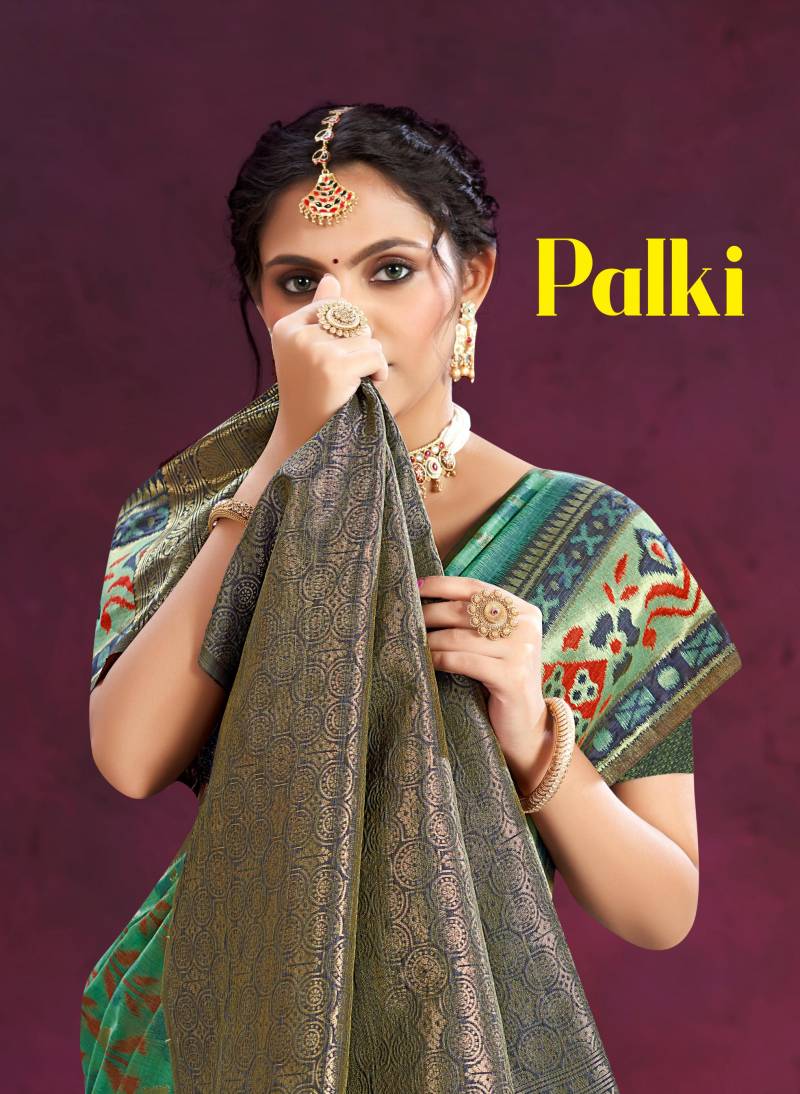 Bunawat Palki Sangam Prints Cotton Silk Saree Collection
