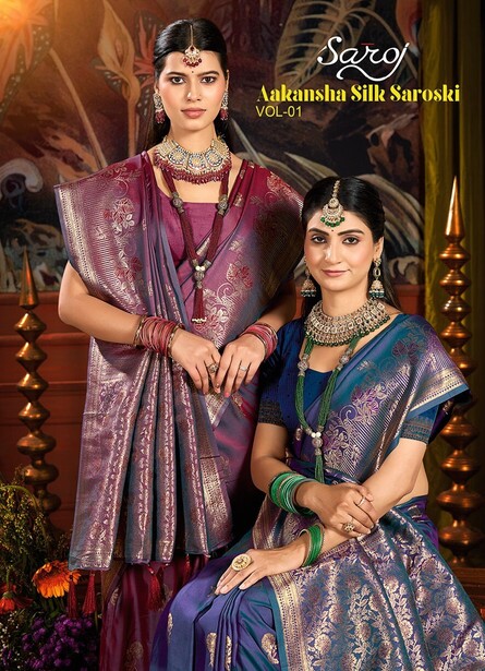 Saroj Aakansha Silk Saroski Vol 1 Best Pure Silk Saree Collection