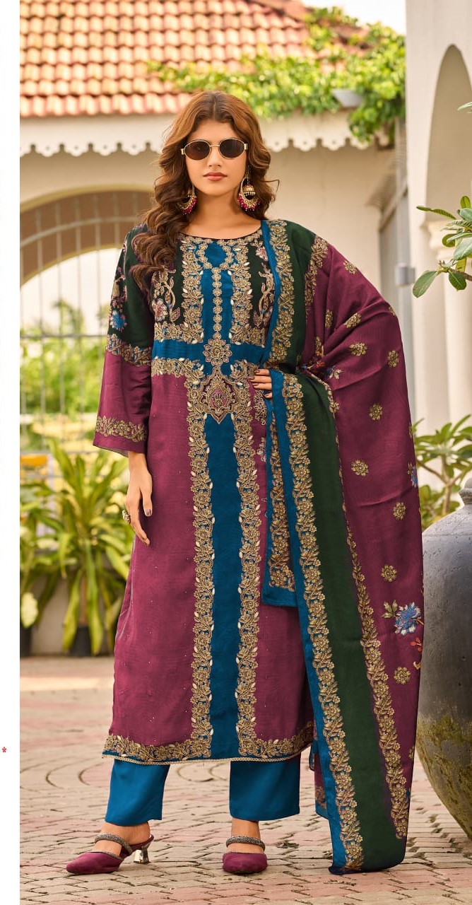 Shree Kt 289 Viscose Maslin Printed Designer Salwar Suits Collection