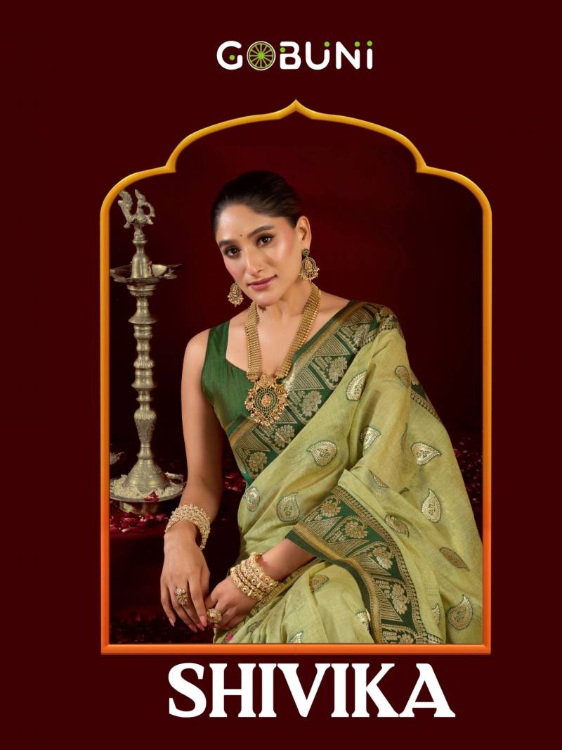 Gobuni Shivika Fancy Modal Banarasi Silk Saree Collection
