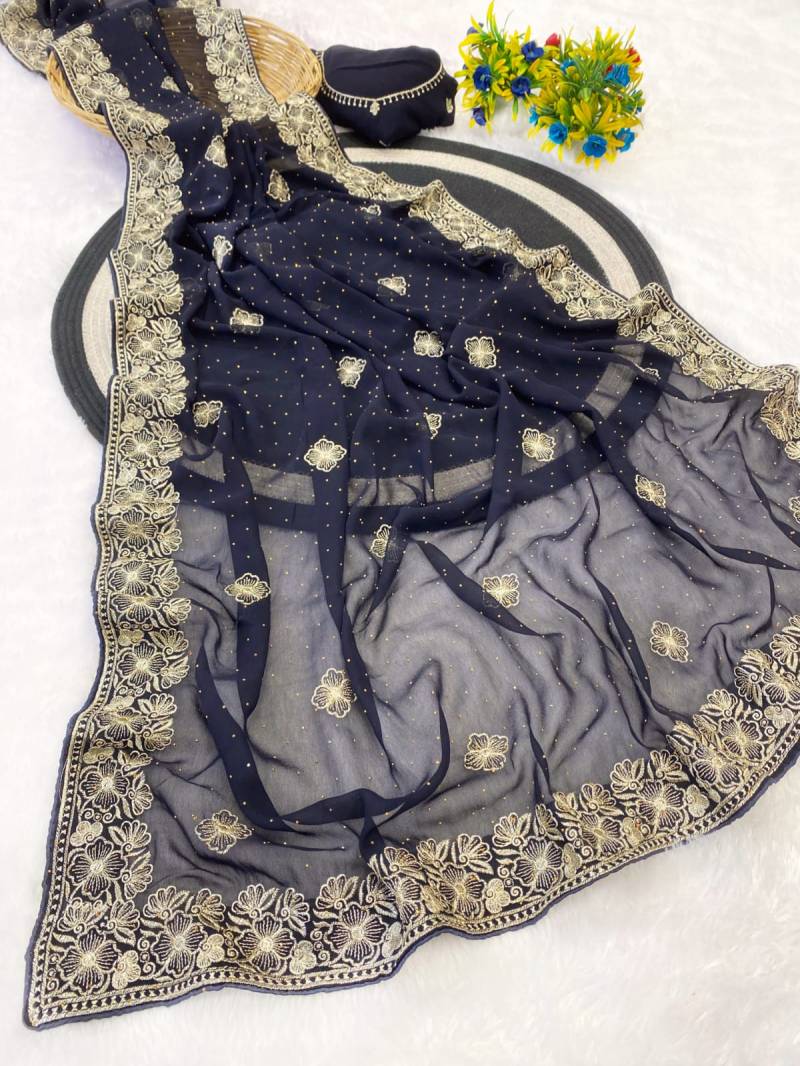 Mahek 206 Georgette Designer Saree Collection