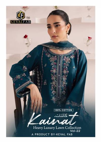 Keval Kainat Vol 22 Cotton Printed Dress Material Collection