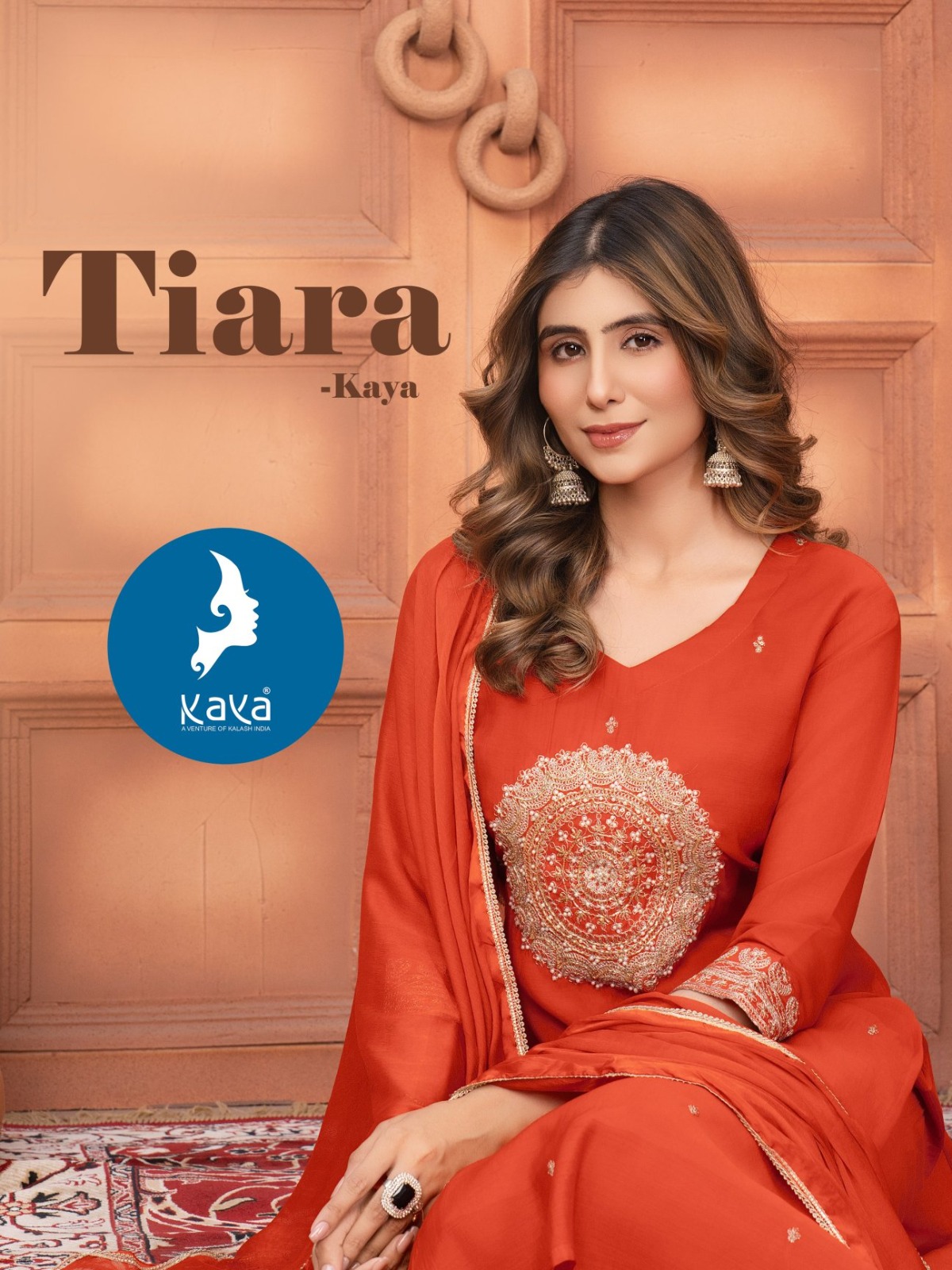 Kaya Tiara Mul Chanderi Casual Wear Kurti Pant And Dupatta Collection