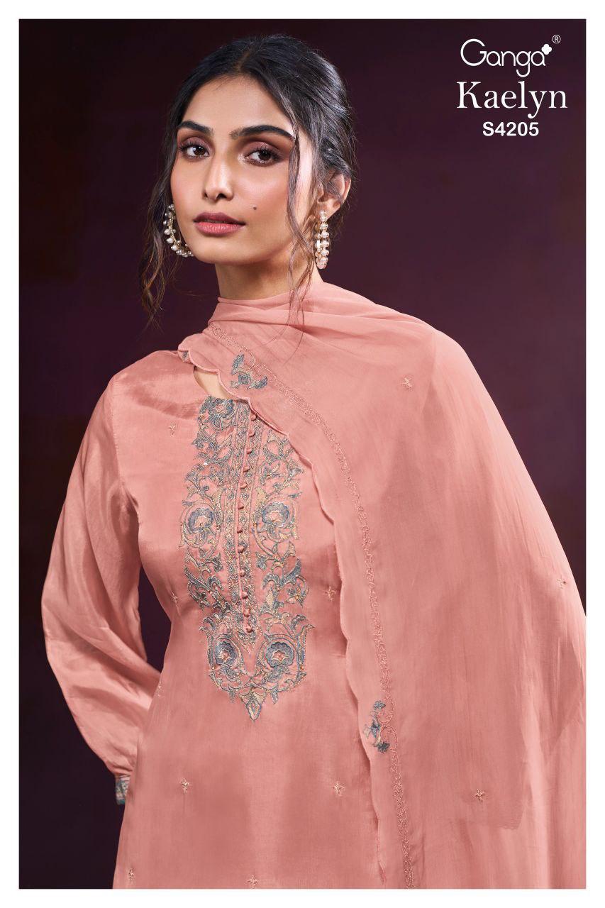 Ganga Kaelyn 4205 Silk Designer Salwar Suits Collection