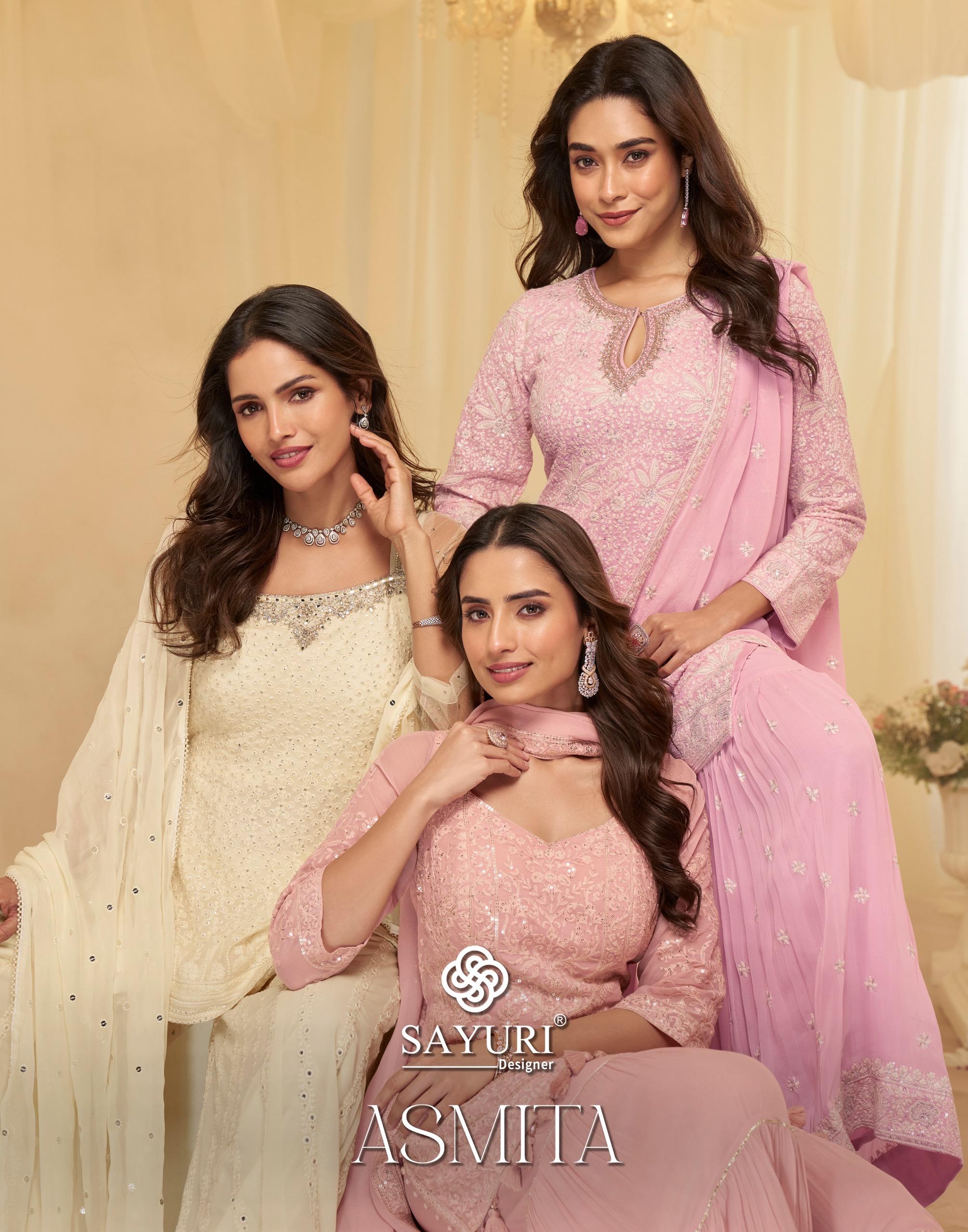 Sayuri Asmita Georgette Designer Chikankari Work Salwar Kameez