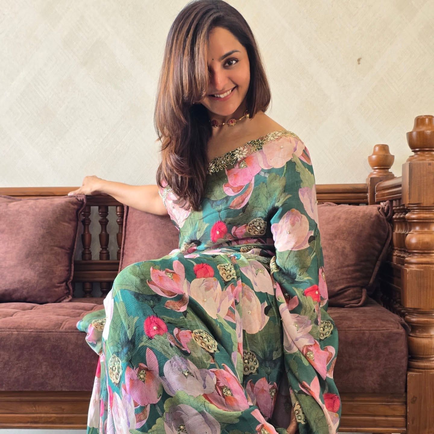 Flower 5457 Exclusive Designer Printed Fancy Saree Collection