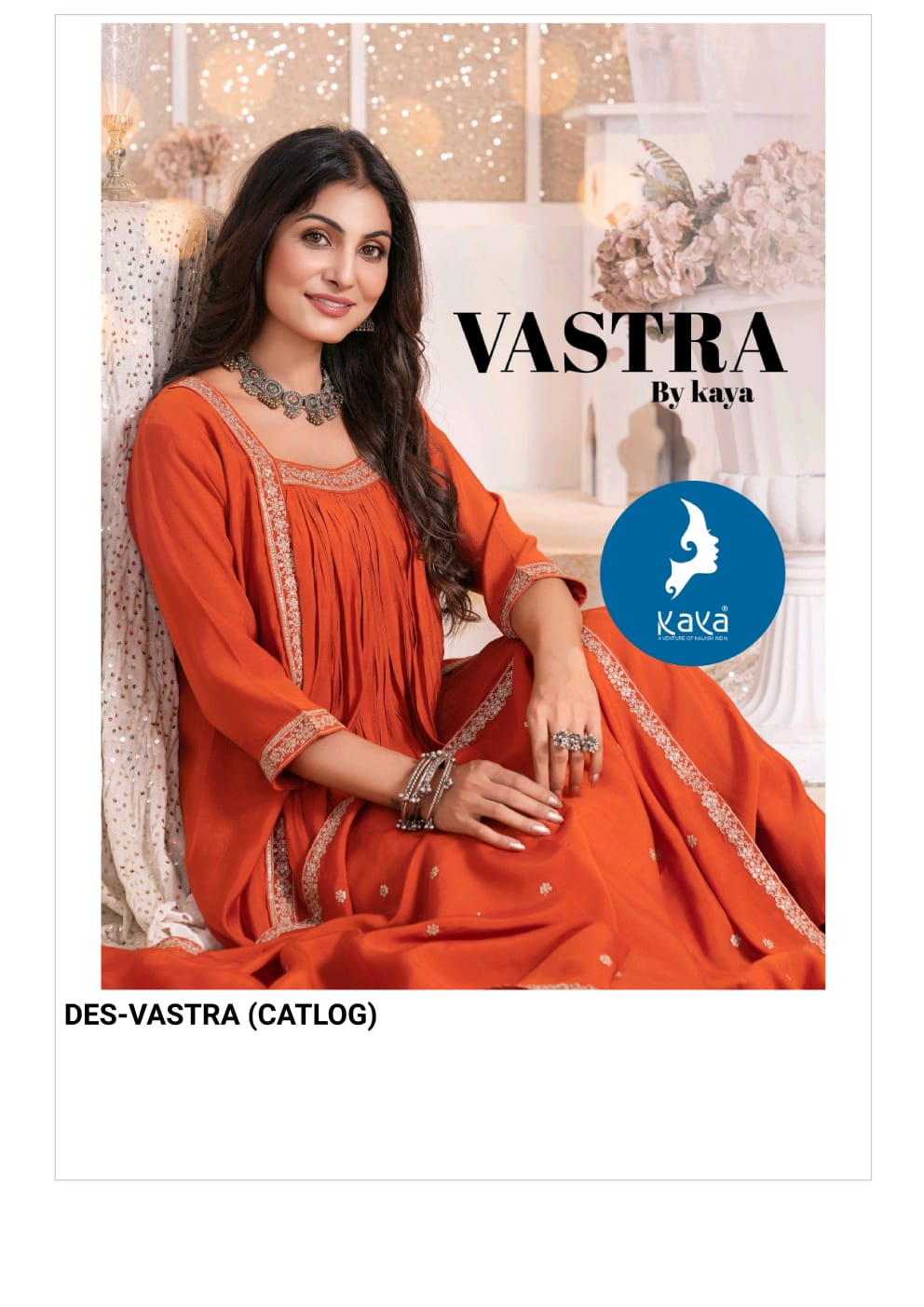 Kaya Vastra Mul Chanderi Festive Wear Kurti Pant And Dupatta Collection