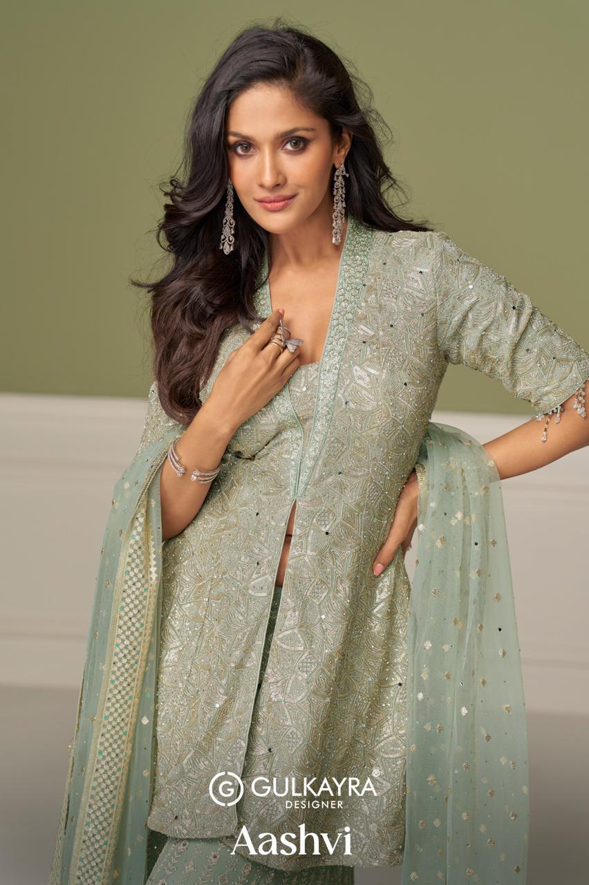 Gulkayra Aashvi Embroidery Work Readymade Salwar Suits